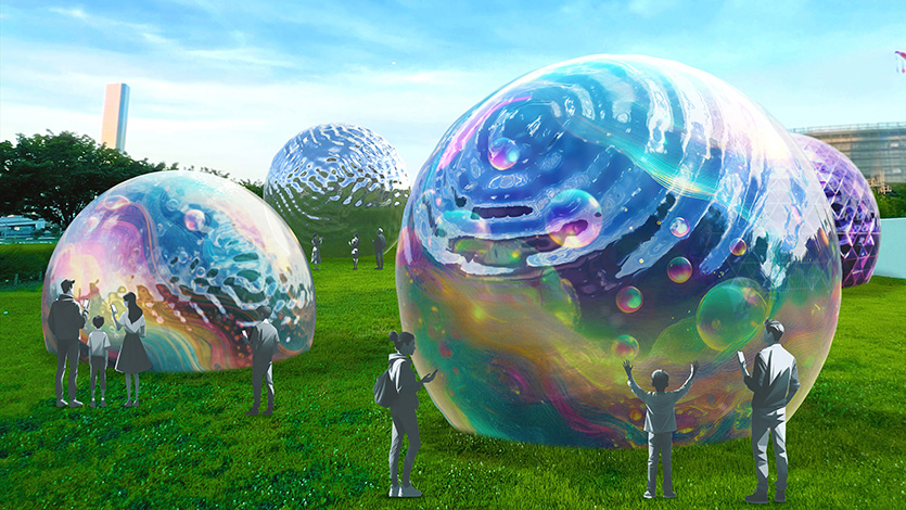 Dialogue with the city Circulation Balls XR